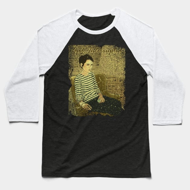 Inside Susanna S World Exploring Girl Interrupted Baseball T-Shirt by Church Green